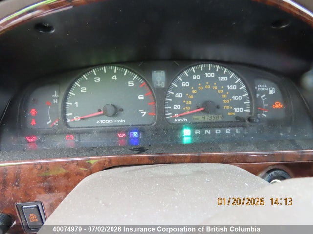 1999 Toyota 4runner Limited მანქანა იყიდება აუქციონზე, vin: JT3HN87R6X9030136, აუქციონის ნომერი: 40074979