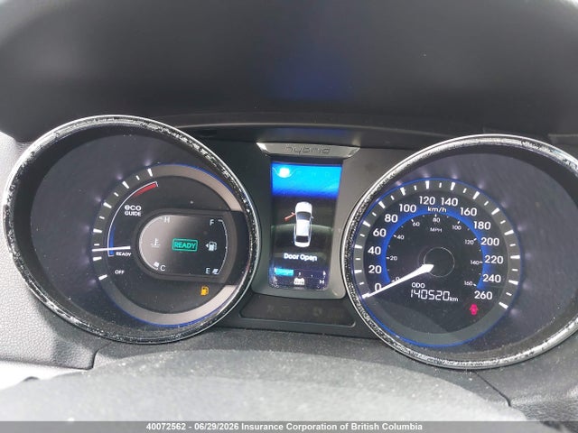 40072562 :رقم المزاد ، KMHEC4A46CA034881 vin ، 2012 Hyundai Sonata Hybrid Hybrid مزاد بيع