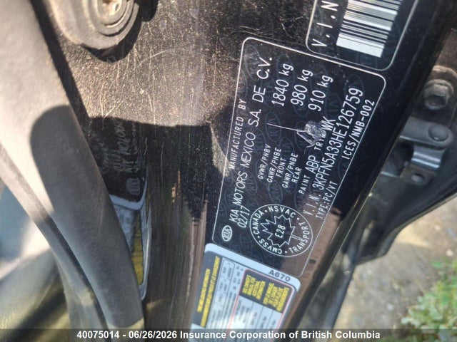KIA Forte 2017 3KPFN5A33HE126759 Image 19