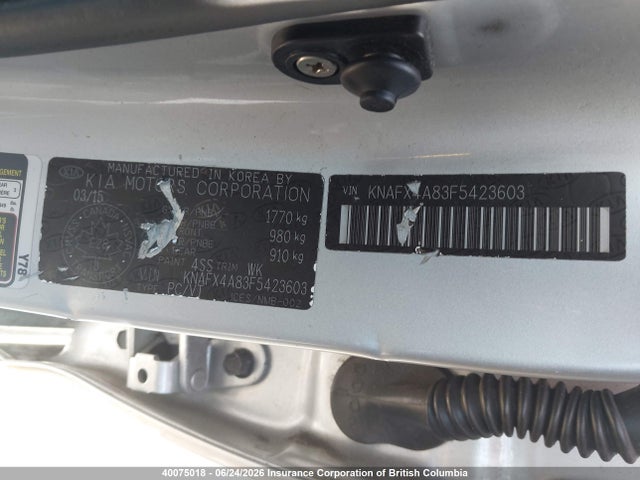 KIA Forte 2015 KNAFX4A83F5423603 Image 9