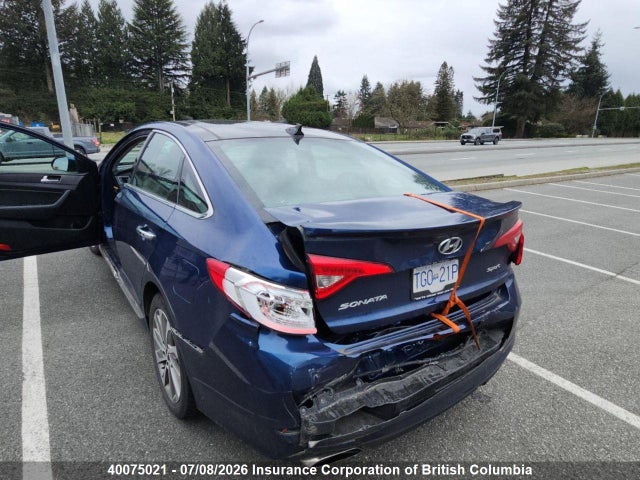 40075021 :رقم المزاد ، 5NPE34AF7FH106836 vin ، 2015 Hyundai Sonata Sport مزاد بيع
