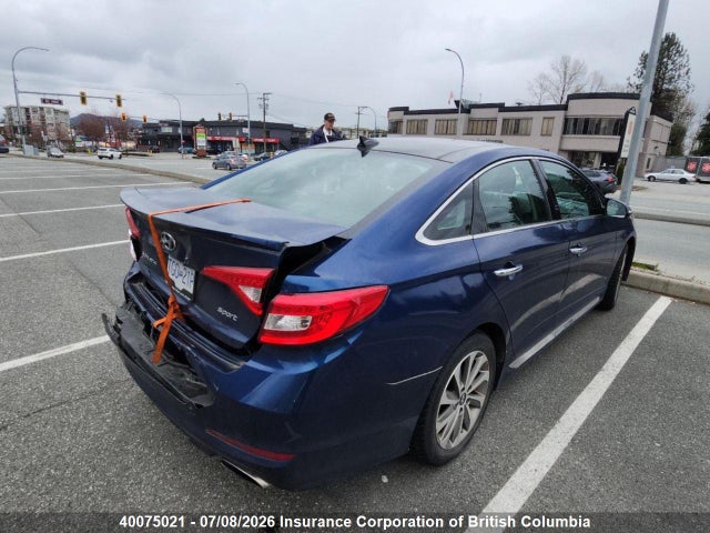 40075021 :رقم المزاد ، 5NPE34AF7FH106836 vin ، 2015 Hyundai Sonata Sport مزاد بيع