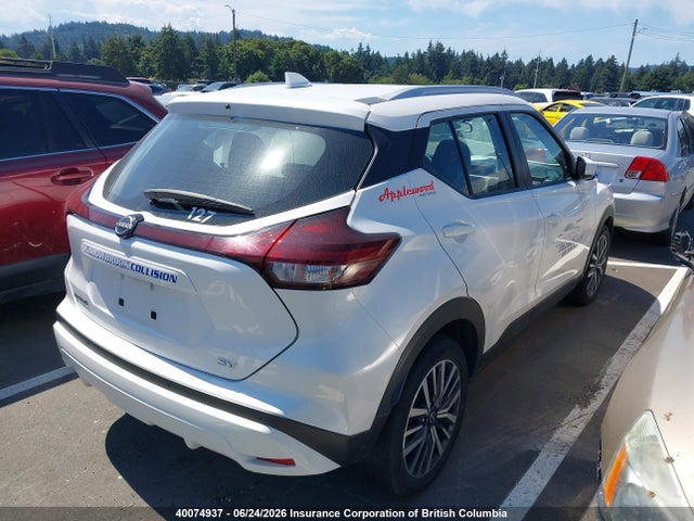 40074937 :رقم المزاد ، 3N1CP5CV7NL504104 vin ، 2022 Nissan Kicks Sv مزاد بيع