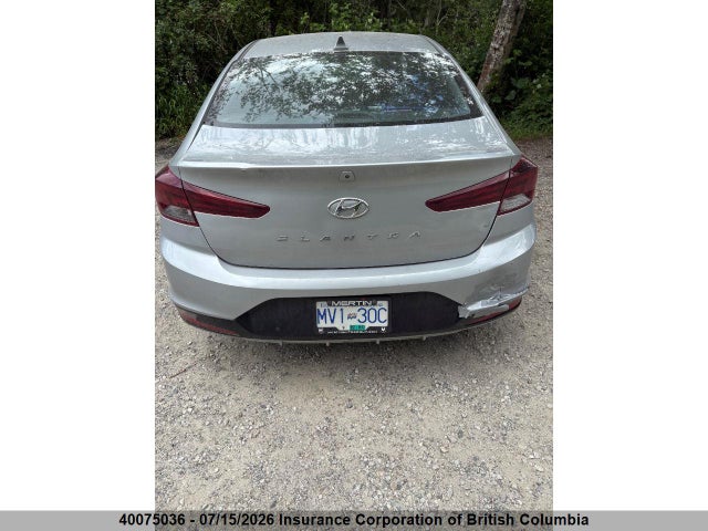 40075036 :رقم المزاد ، KMHD84LF2LU108565 vin ، 2020 Hyundai Elantra Sel/value/limited مزاد بيع