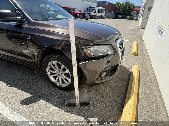 40075051 :رقم المزاد ، WA1DKAFP6CA029758 vin ، 2012 Audi Q5 مزاد بيع