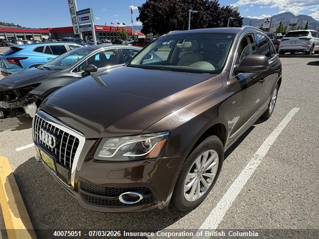 40075051 :رقم المزاد ، WA1DKAFP6CA029758 vin ، 2012 Audi Q5 مزاد بيع