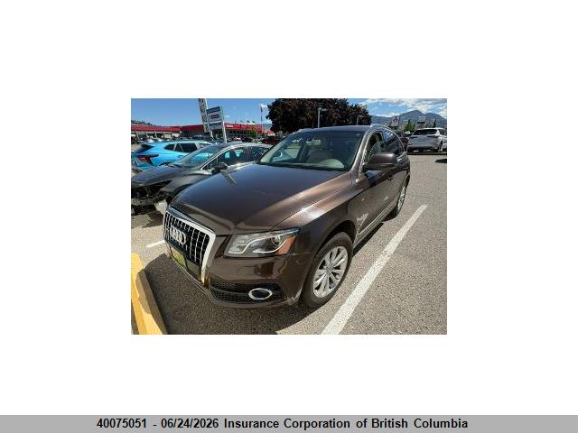 2012 Audi Q5 მანქანა იყიდება აუქციონზე, vin: WA1DKAFP6CA029758, აუქციონის ნომერი: 40075051