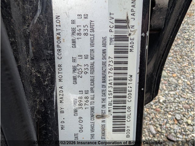 Продаж на аукціоні авто 2010 Mazda 3 I, vin: JM1BL1SF3A1176737, номер лоту: 40075072