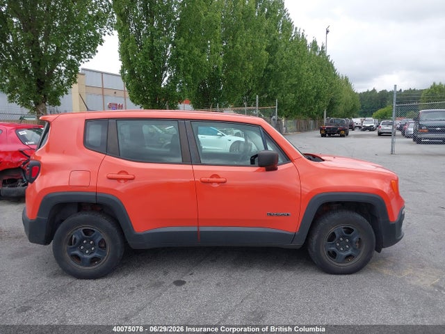 Продаж на аукціоні авто 2016 Jeep Renegade Sport, vin: ZACCJBAT2GPE24721, номер лоту: 40075078