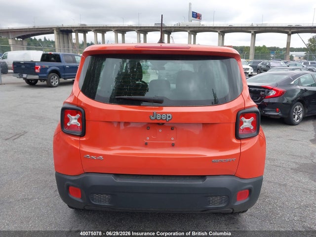ZACCJBAT2GPE24721 Jeep Renegade Sport