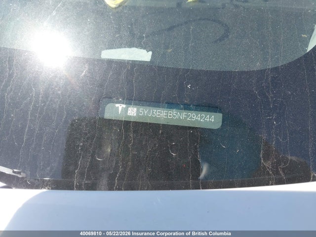 Tesla MODEL 3 2022 5YJ3E1EB5NF294244 Image 20