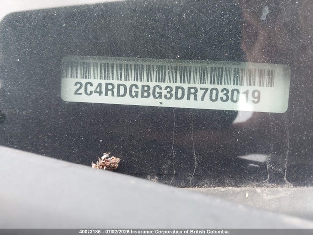 Продажа на аукционе авто 2013 Dodge Grand Caravan Se, vin: 2C4RDGBG3DR703019, номер лота: 40073185