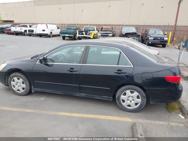 2005 Honda Accord Lx მანქანა იყიდება აუქციონზე, vin: 1HGCM56415A802164, აუქციონის ნომერი: 40075087