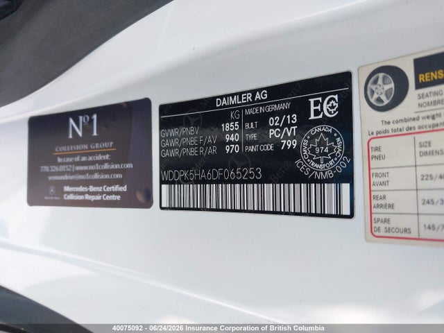 Продаж на аукціоні авто 2013 Mercedes-benz Slk 350, vin: WDDPK5HA6DF065253, номер лоту: 40075092