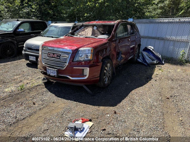 40075102 :رقم المزاد ، 2GKFLVE38G6216363 vin ، 2016 Gmc Terrain Denali مزاد بيع