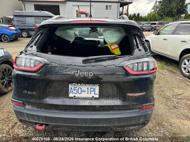 2019 Jeep Cherokee Trailhawk მანქანა იყიდება აუქციონზე, vin: 1C4PJMBX7KD210183, აუქციონის ნომერი: 40075108