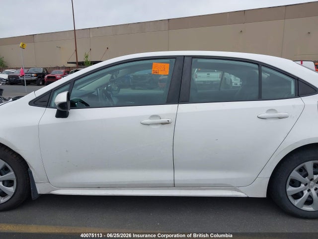 40075113 :رقم المزاد ، 5YFBPRBE3LP010629 vin ، 2020 Toyota Corolla Le مزاد بيع