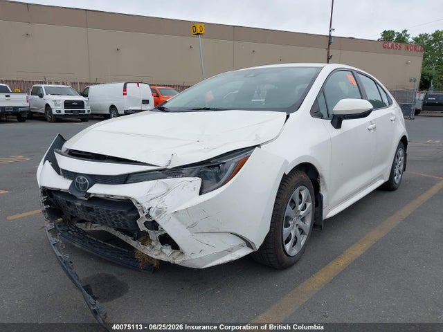 40075113 :رقم المزاد ، 5YFBPRBE3LP010629 vin ، 2020 Toyota Corolla Le مزاد بيع
