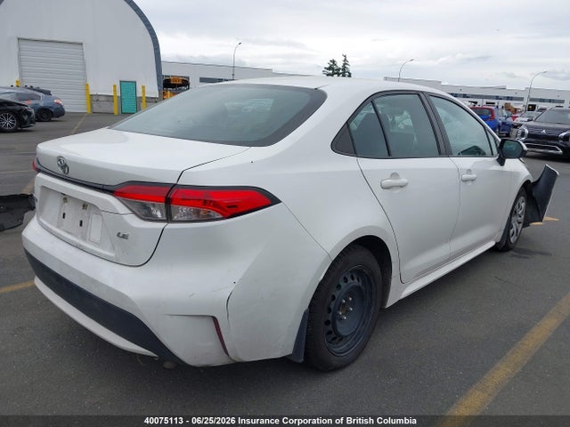 40075113 :رقم المزاد ، 5YFBPRBE3LP010629 vin ، 2020 Toyota Corolla Le مزاد بيع