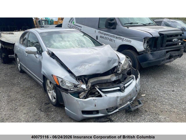 40075116 :رقم المزاد ، 2HHFD56747H201502 vin ، 2007 Acura Csx مزاد بيع