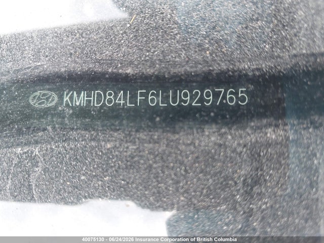 40075130 :رقم المزاد ، KMHD84LF6LU929765 vin ، 2020 Hyundai Elantra Preferred With Sun And Safety Package Auto Ivt مزاد بيع