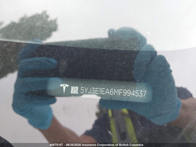 Tesla MODEL 3 2021 5YJ3E1EA6MF994537 Image 20