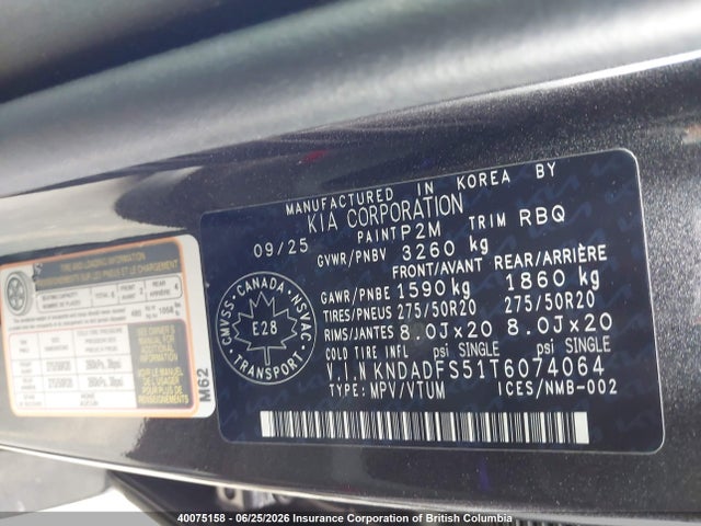 KIA ev9 2026 KNDADFS51T6074064 Image 9