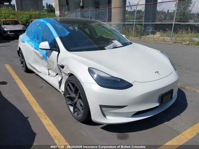 Продажа на аукционе авто 2021 Tesla Model 3, vin: 5YJ3E1EA1MF031609, номер лота: 40071120
