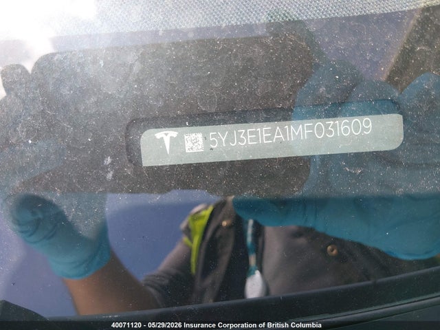 5YJ3E1EA1MF031609 Tesla MODEL 3