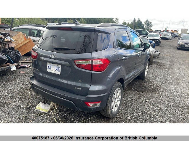 2018 Ford Ecosport Se მანქანა იყიდება აუქციონზე, vin: MAJ6P1UL2JC163058, აუქციონის ნომერი: 40075187