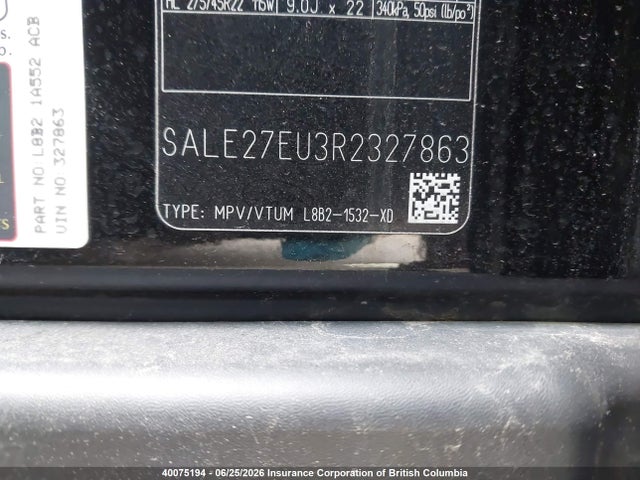 SALE27EU3R2327863 Land Rover Defender 110 X-dynamic Se