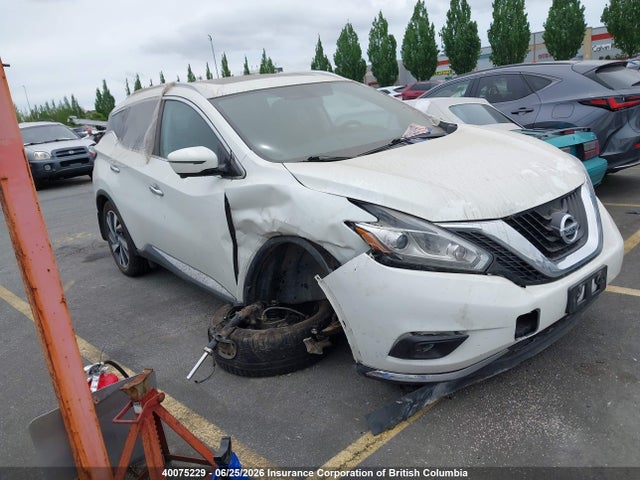 Aukcja sprzedaży 2016 Nissan Murano S/sl/sv/platinum, vin: 5N1AZ2MH7GN138018, numer aukcji: 40075229