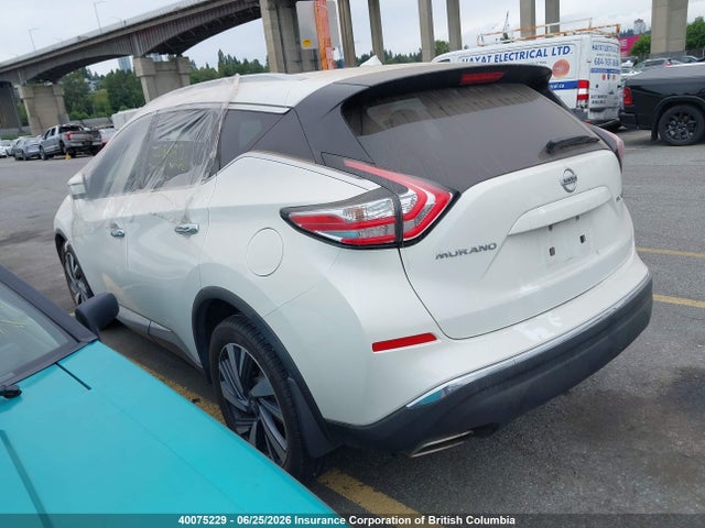 Aukcja sprzedaży 2016 Nissan Murano S/sl/sv/platinum, vin: 5N1AZ2MH7GN138018, numer aukcji: 40075229