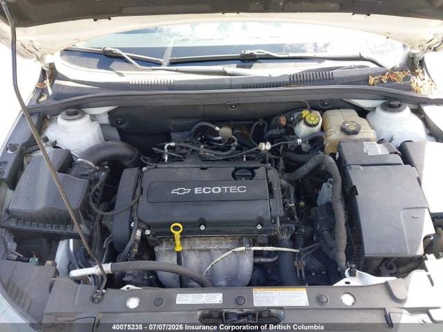 2011 Chevrolet Cruze მანქანა იყიდება აუქციონზე, vin: 1G1PA5SH2B7186770, აუქციონის ნომერი: 40075238