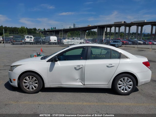 2011 Chevrolet Cruze მანქანა იყიდება აუქციონზე, vin: 1G1PA5SH2B7186770, აუქციონის ნომერი: 40075238