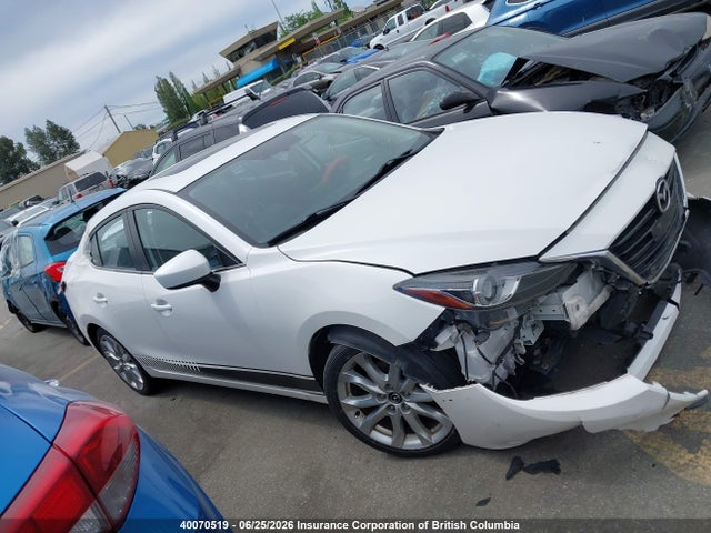 Aukcja sprzedaży 2016 Mazda 3 Touring, vin: JM1BM1W35G1306894, numer aukcji: 40070519
