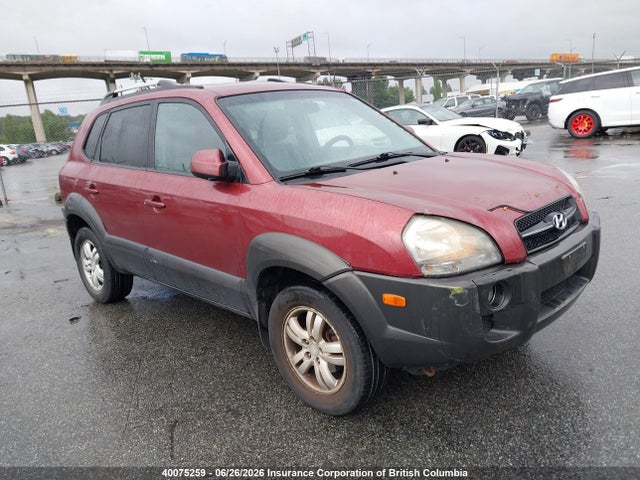 2007 Hyundai Tucson Gl/gls მანქანა იყიდება აუქციონზე, vin: KM8JM72D57U565926, აუქციონის ნომერი: 40075259