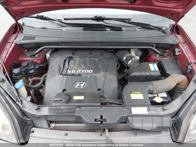 2007 Hyundai Tucson Gl/gls მანქანა იყიდება აუქციონზე, vin: KM8JM72D57U565926, აუქციონის ნომერი: 40075259