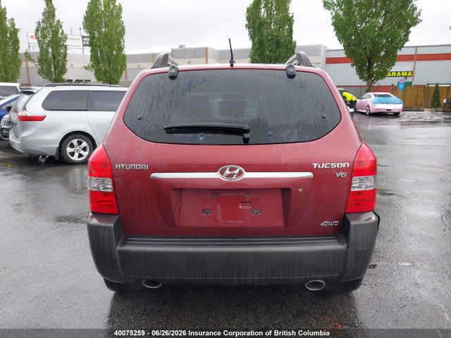 2007 Hyundai Tucson Gl/gls მანქანა იყიდება აუქციონზე, vin: KM8JM72D57U565926, აუქციონის ნომერი: 40075259