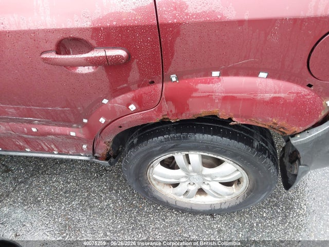 2007 Hyundai Tucson Gl/gls მანქანა იყიდება აუქციონზე, vin: KM8JM72D57U565926, აუქციონის ნომერი: 40075259