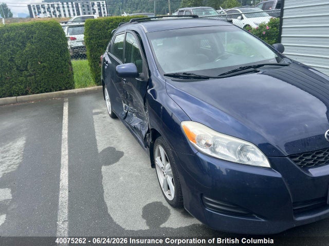 2009 Toyota Corolla Matrix S მანქანა იყიდება აუქციონზე, vin: 2T1KE40E99C017296, აუქციონის ნომერი: 40075262