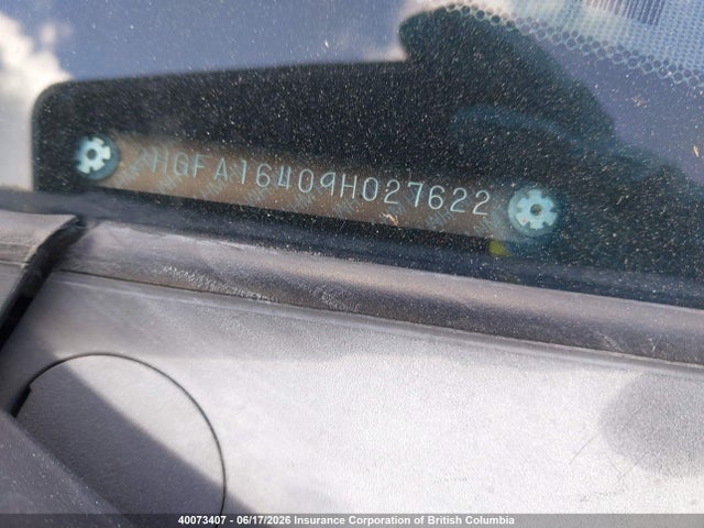 Продаж на аукціоні авто 2009 Honda Civic Dx-g, vin: 2HGFA16409H027622, номер лоту: 40073407