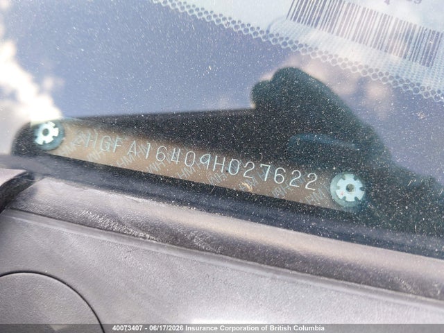 Продаж на аукціоні авто 2009 Honda Civic Dx-g, vin: 2HGFA16409H027622, номер лоту: 40073407