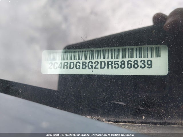 Продажа на аукционе авто 2013 Dodge Grand Caravan Se, vin: 2C4RDGBG2DR586839, номер лота: 40075270