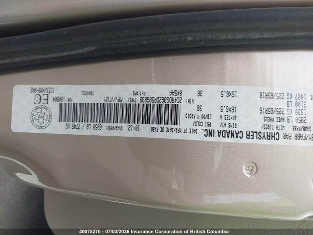Продажа на аукционе авто 2013 Dodge Grand Caravan Se, vin: 2C4RDGBG2DR586839, номер лота: 40075270