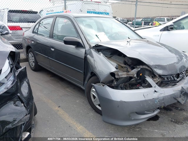 2005 Honda Civic Dx Vp მანქანა იყიდება აუქციონზე, vin: 2HGES16305H030160, აუქციონის ნომერი: 40071754