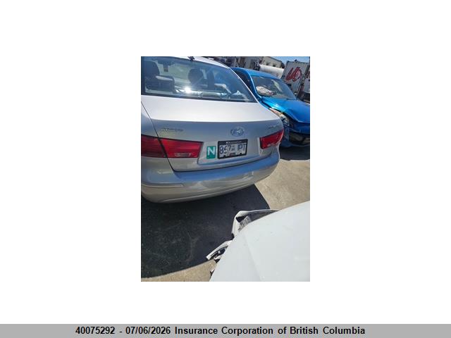 Продажа на аукционе авто 2009 Hyundai Sonata Gls, vin: 5NPET46CX9H549842, номер лота: 40075292