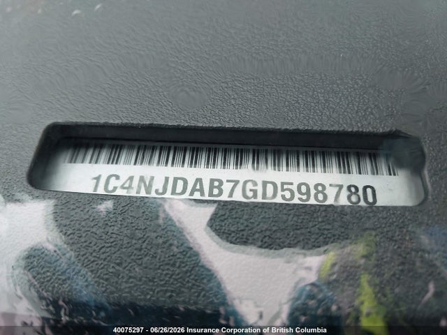 Jeep Compass Sport 2016 1C4NJDAB7GD598780 Image 18