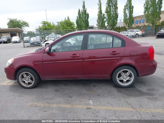 2009 Hyundai Accent Gls მანქანა იყიდება აუქციონზე, vin: KMHCN45C19U346830, აუქციონის ნომერი: 40075302