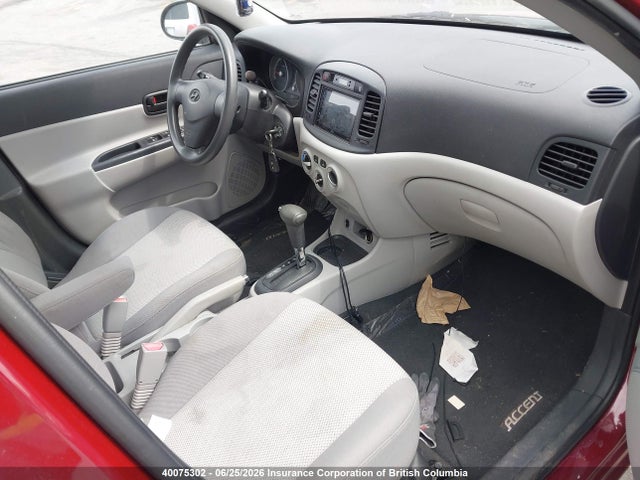 2009 Hyundai Accent Gls მანქანა იყიდება აუქციონზე, vin: KMHCN45C19U346830, აუქციონის ნომერი: 40075302